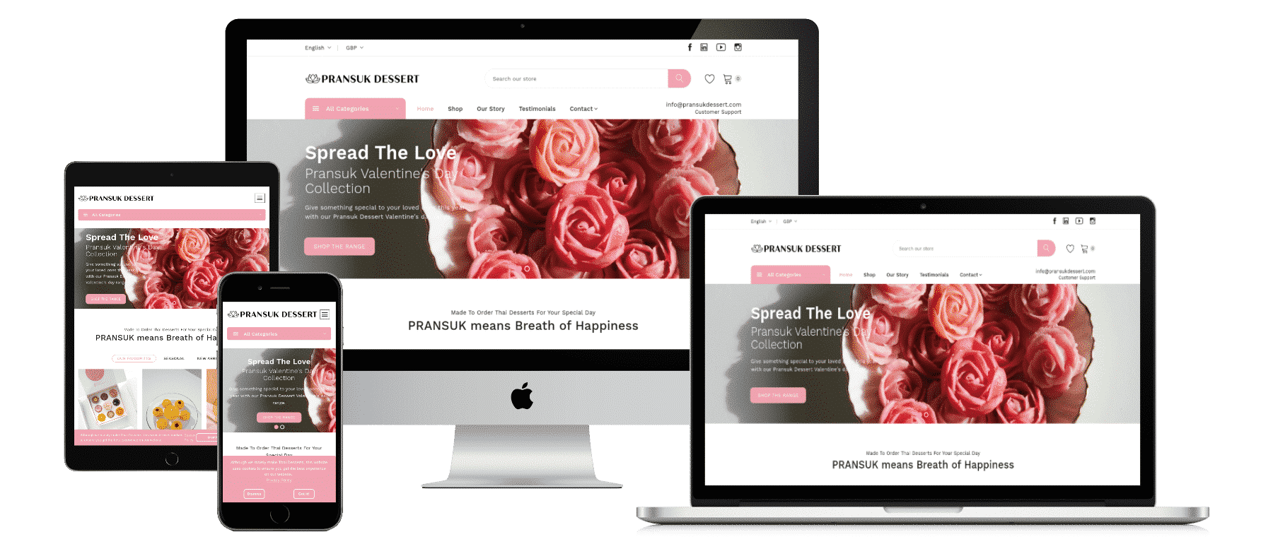 Pransuk Website Design